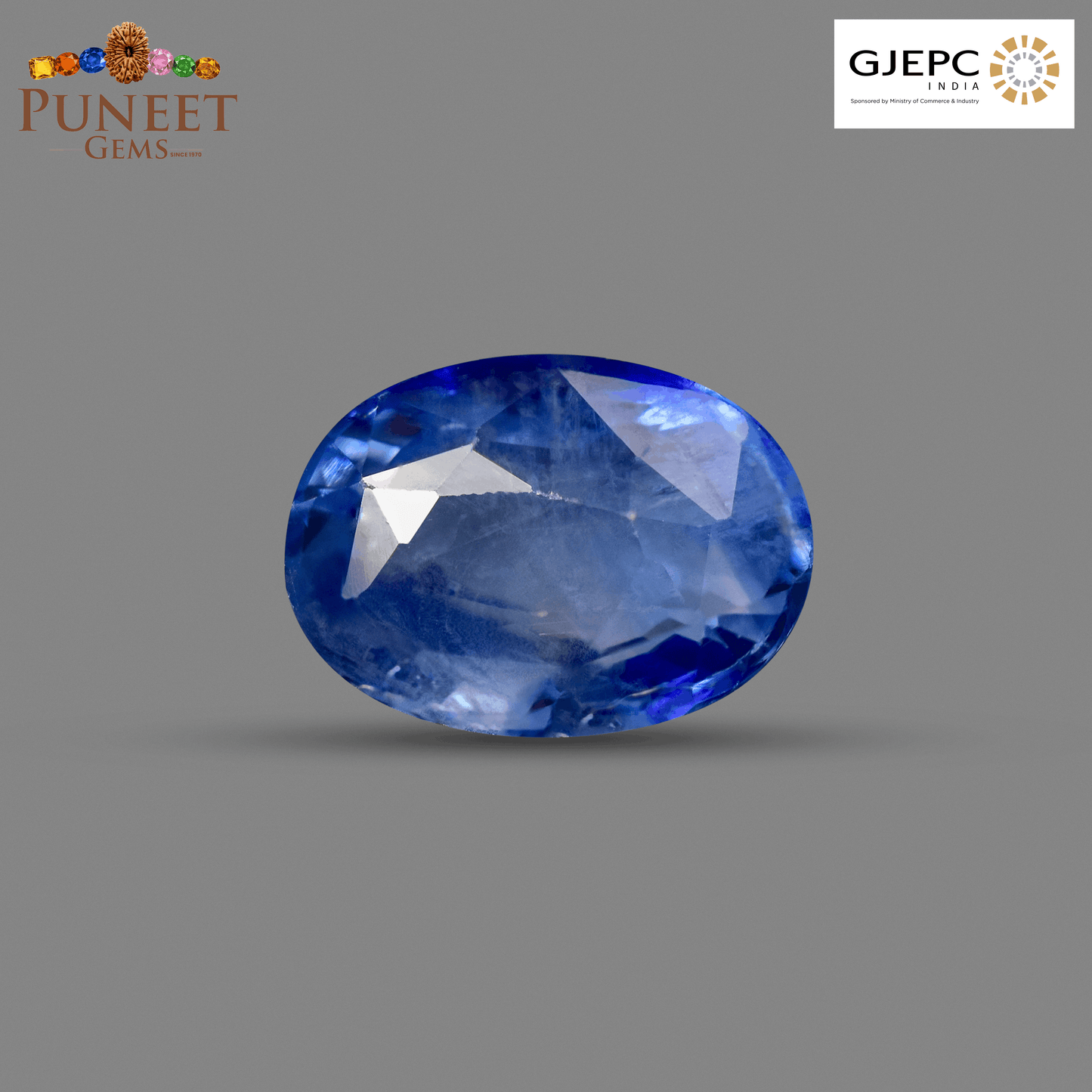 Natural Blue Sapphire (Neelam) 4.70 Ct – Certified