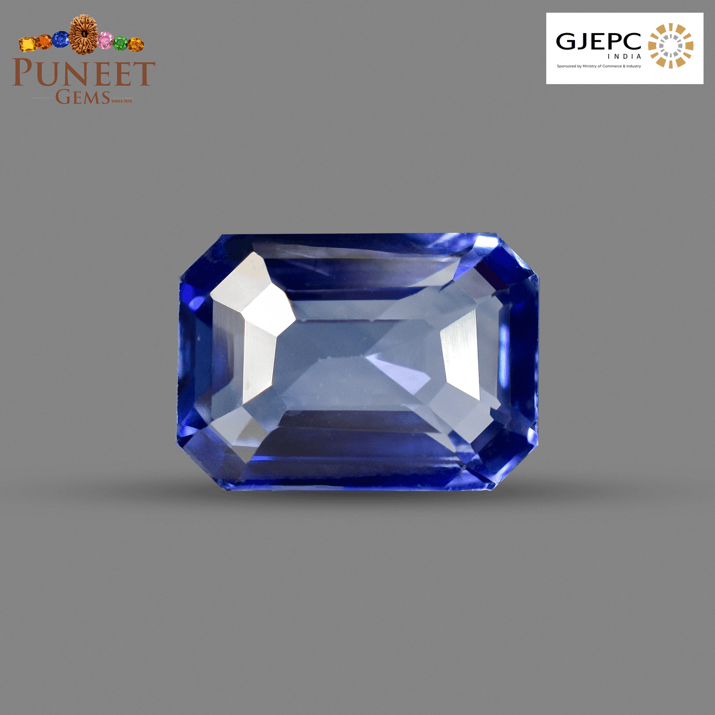 Natural Blue Sapphire (Neelam) 3.54 Ct – Certified