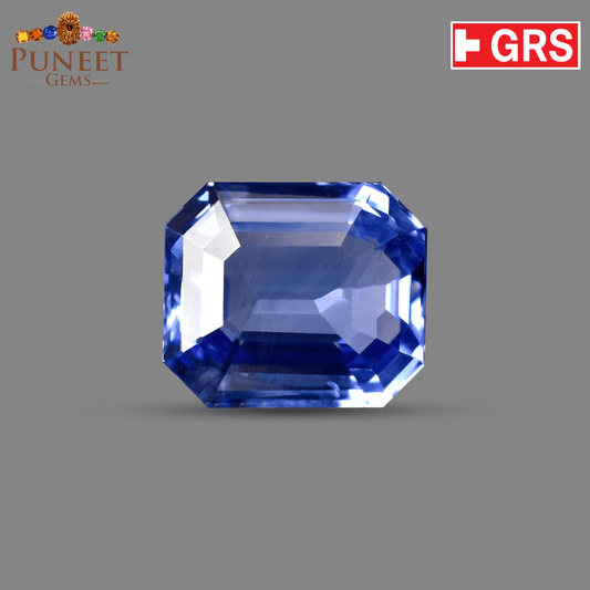 Natural Blue Sapphire (Neelam) 5.01 Ct – Certified