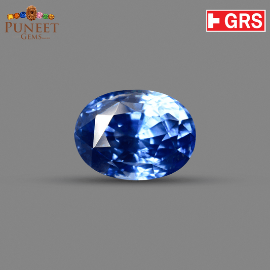 Natural Blue Sapphire (Neelam) 6.03 Ct – Certified
