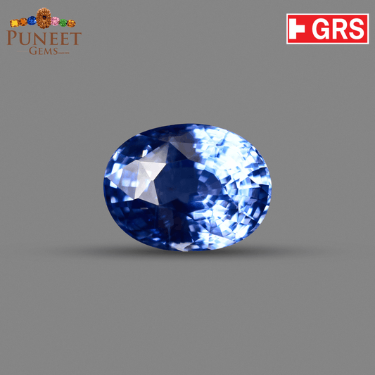 Natural Blue Sapphire (Neelam) 6.08 Ct – Certified