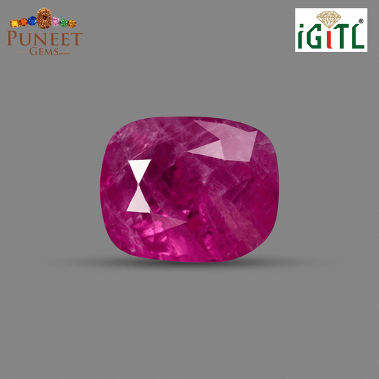 Natural Burma Ruby (Manik) 5.26 CT Certified