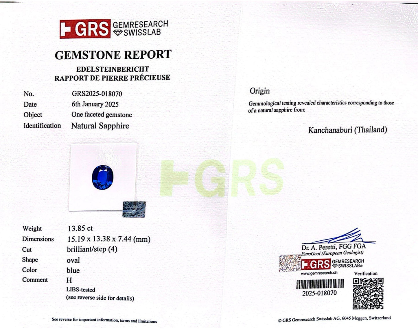 Natural(H) Blue Sapphire Gemstones – Intensity, Insight & Astrological Power 13.85 CT
