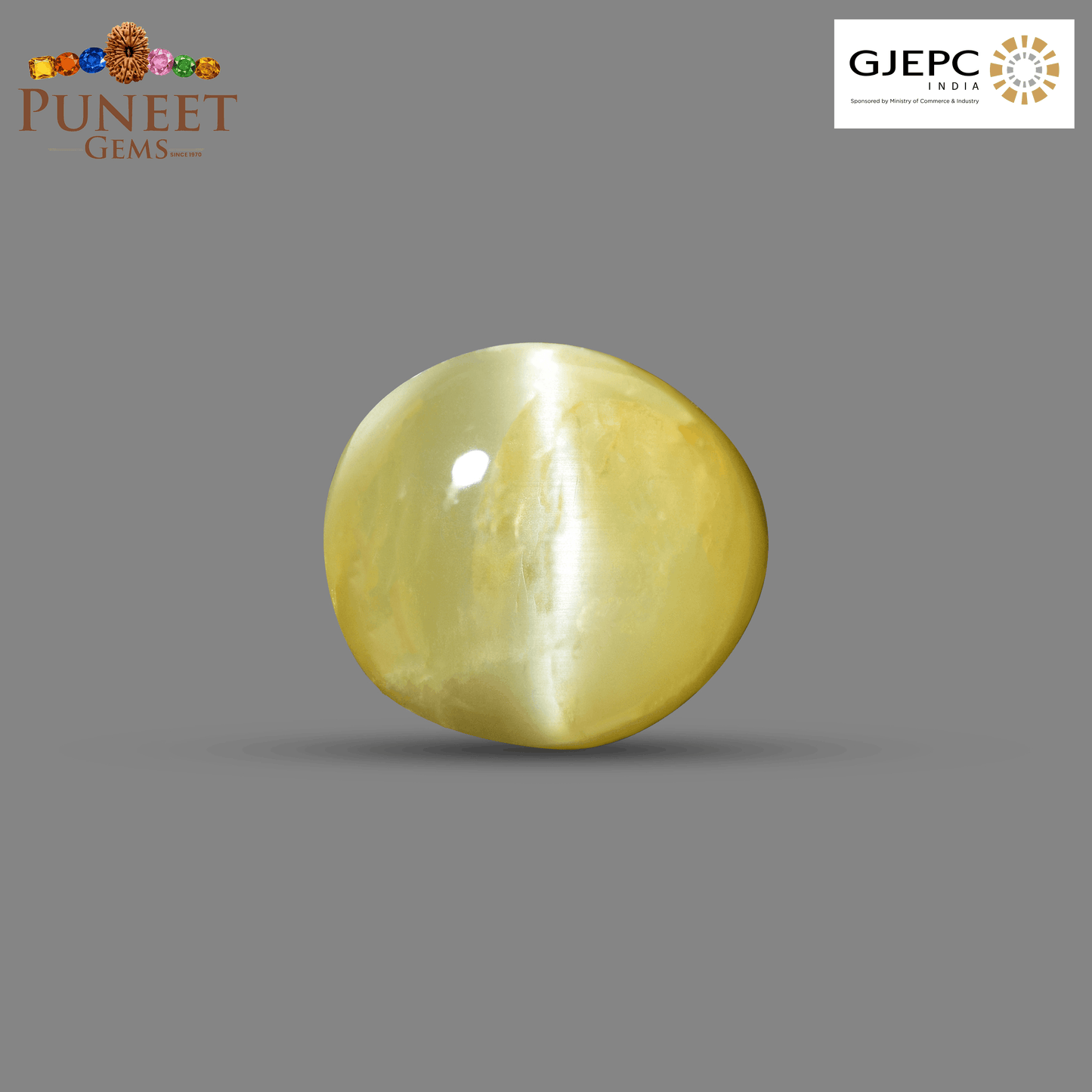 Natural Cat's Eye (Lehsunia) 9.29 CT - Certified
