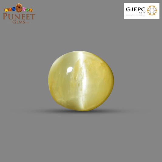 Natural Cat's Eye (Lehsunia) 9.29 CT - Certified