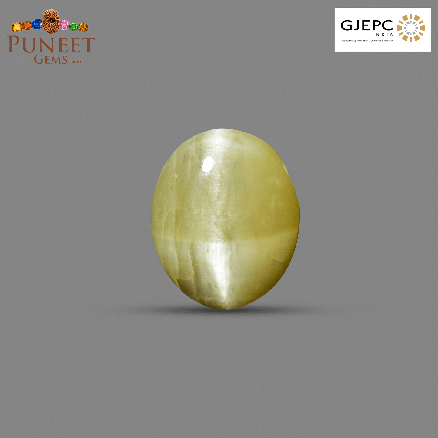 Natural Cat's Eye (Lehsunia) 7.34 CT - Certified