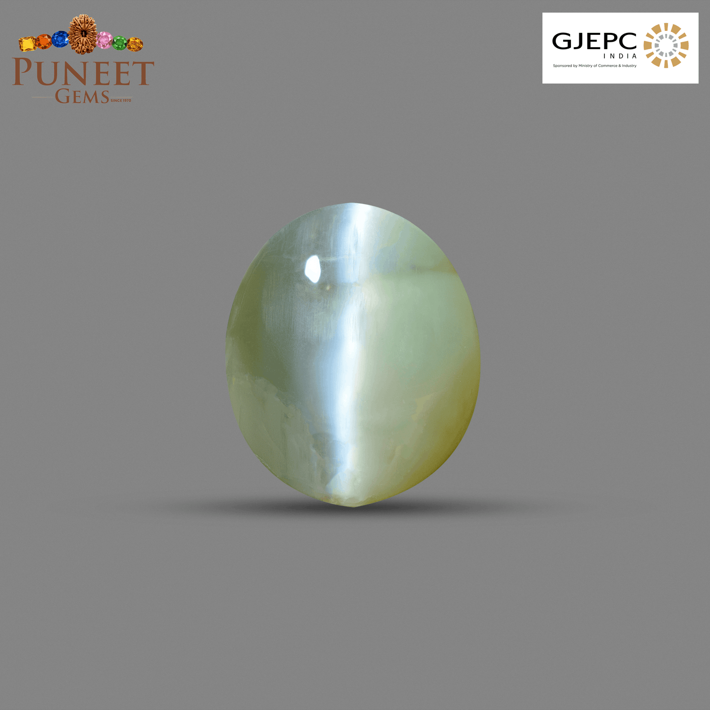 Natural Cat's Eye (Lehsunia) 8.93 CT - Certified