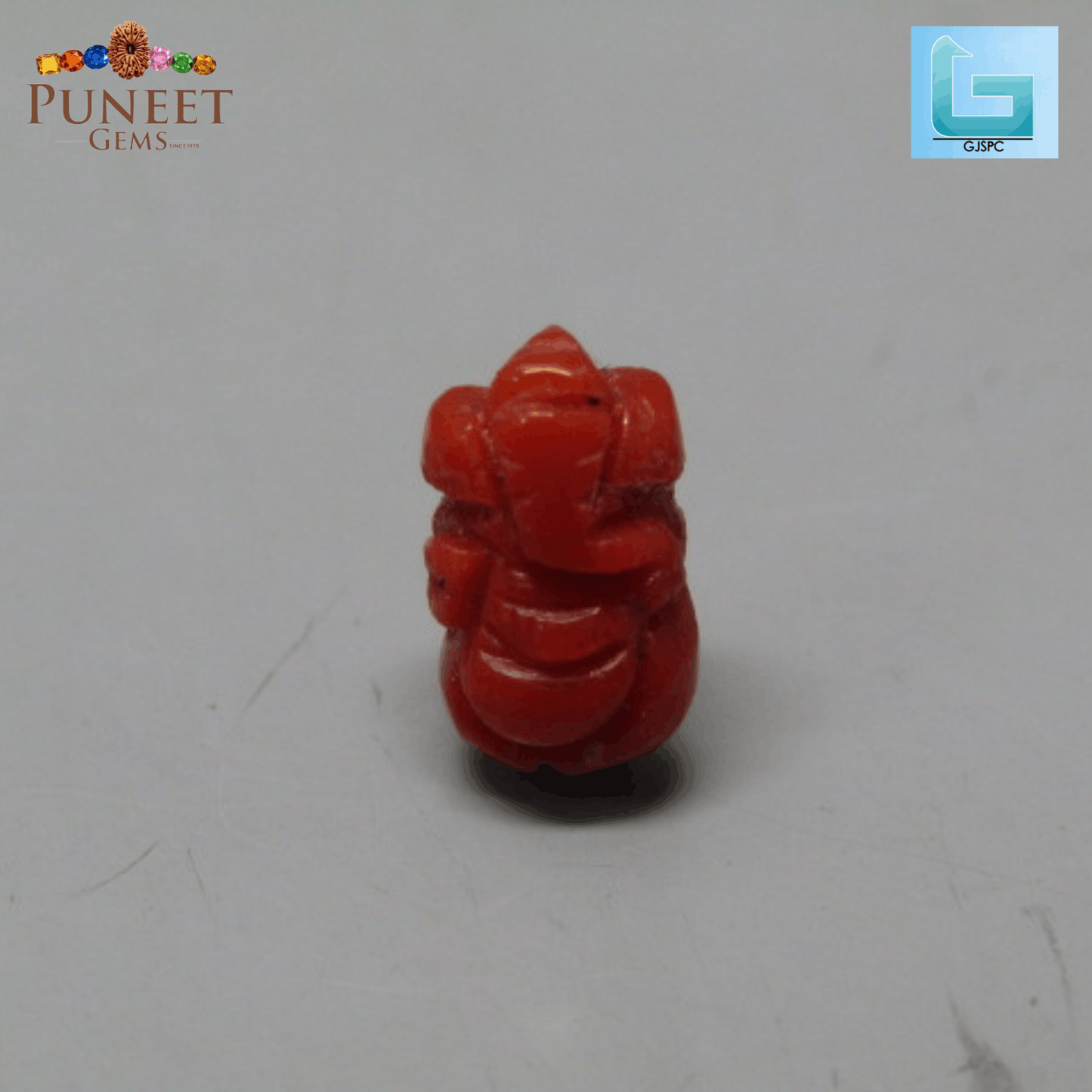 Coral Ganesh 2.40 CT – Certified Premium Gemstone