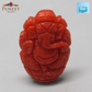 Coral Ganesh 21.69 CT – Certified Gemstone