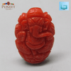 Coral Ganesh 21.69 CT – Certified Gemstone