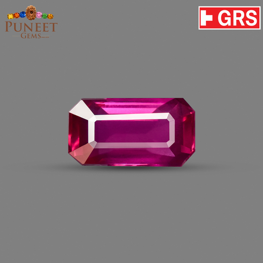 Natural Mozambique Ruby 6.04 Ct Certified