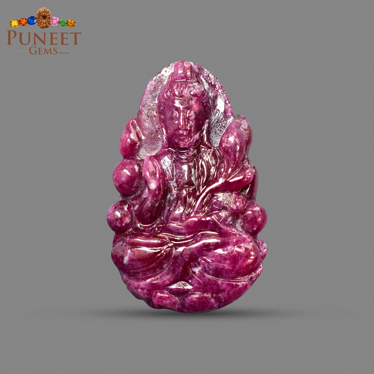 Natural Ruby Figure 71.78 Ct – Certified Gemstone