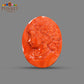 Natural Japanese Coral Figure 58.27 Ct – Certified Gemstone