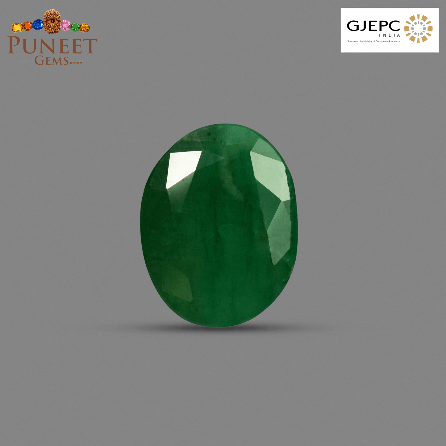 Natural Emerald (Panna) 4.87 CT – Certified Premium Gemstone