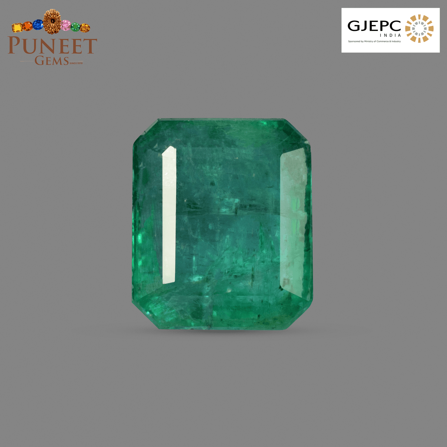 Natural Emerald (Panna) 8.07 CT – Certified Premium Gemstone