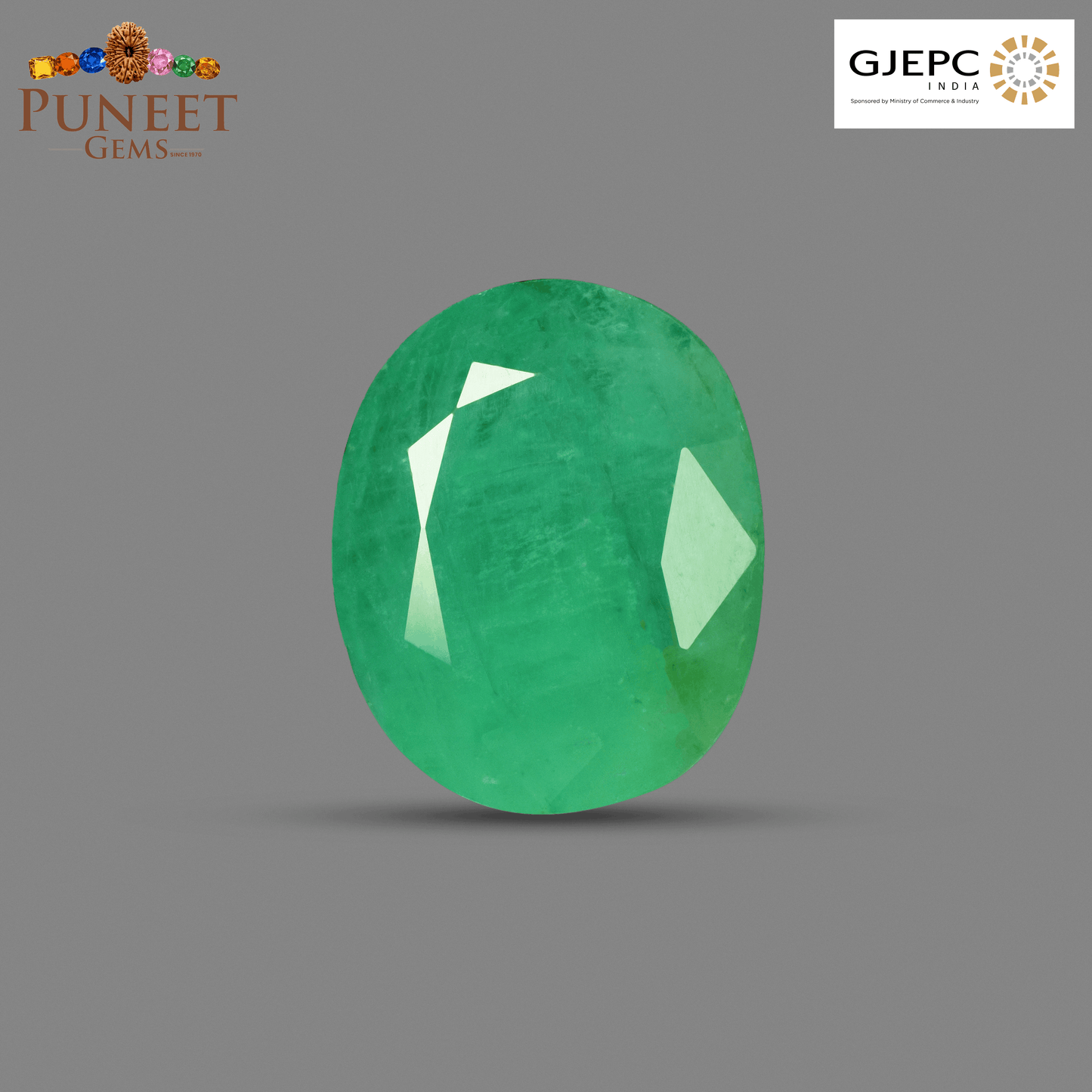 Natural Emerald (Panna) 5.21 CT – Certified Premium Gemstone