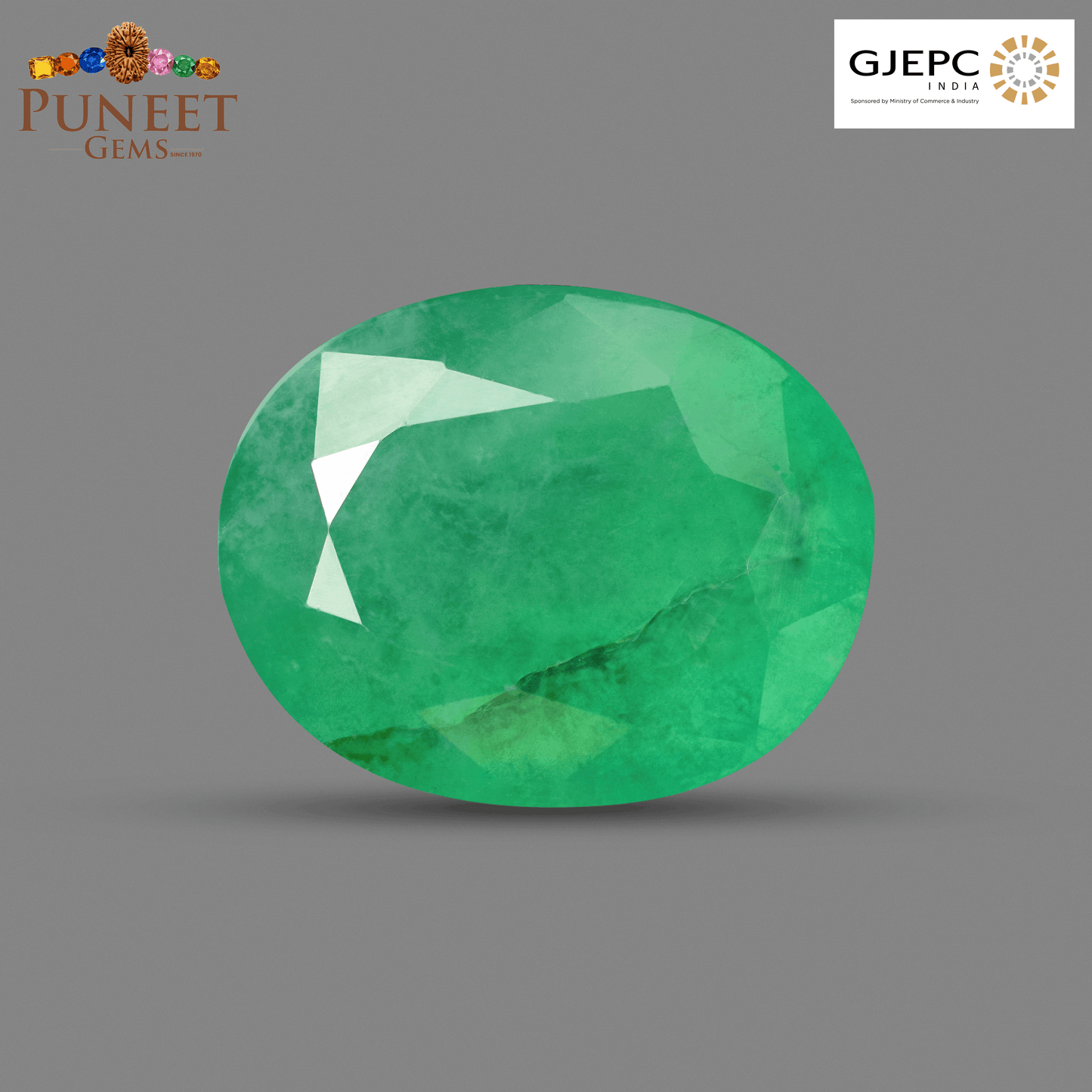 Natural Emerald (Panna) 6.54 CT – Certified Premium Gemstone