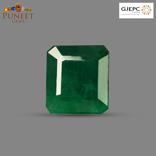 Natural Emerald (Panna) 7.15 CT – Certified Premium Gemstone