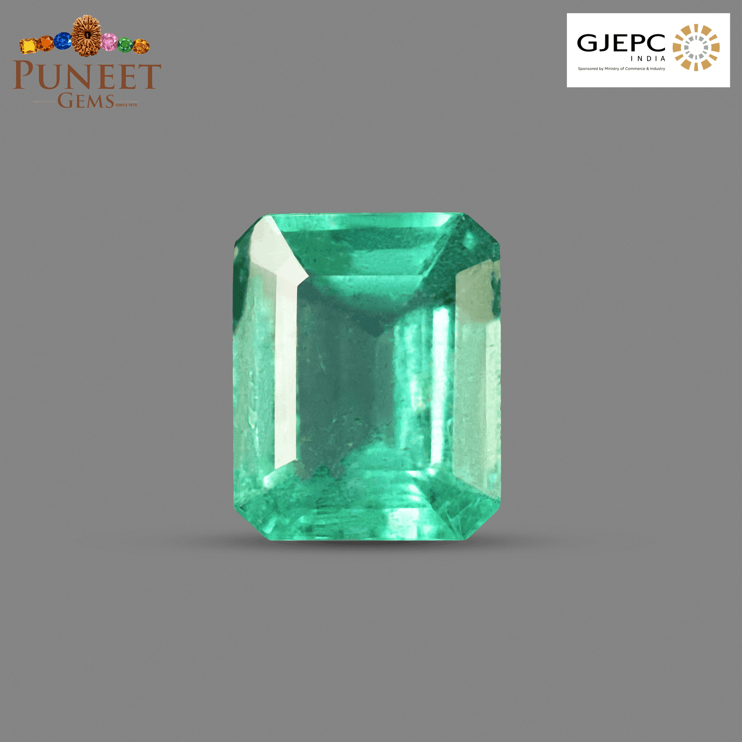 Natural Emerald (Panna) 3.10 CT – Certified Premium Gemstone