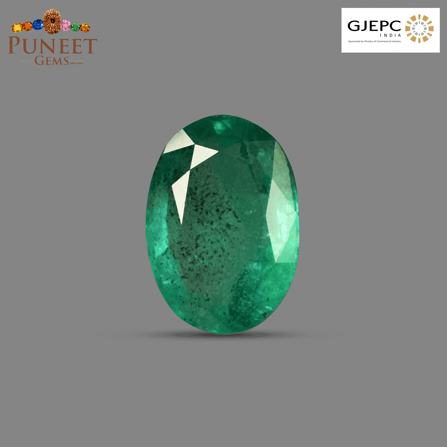Natural Emerald (Panna) 7.03 CT – Certified Premium Gemstone