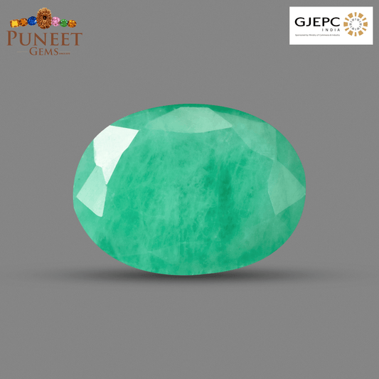 Natural Emerald (Panna) 6.21 CT – Certified Premium Gemstone