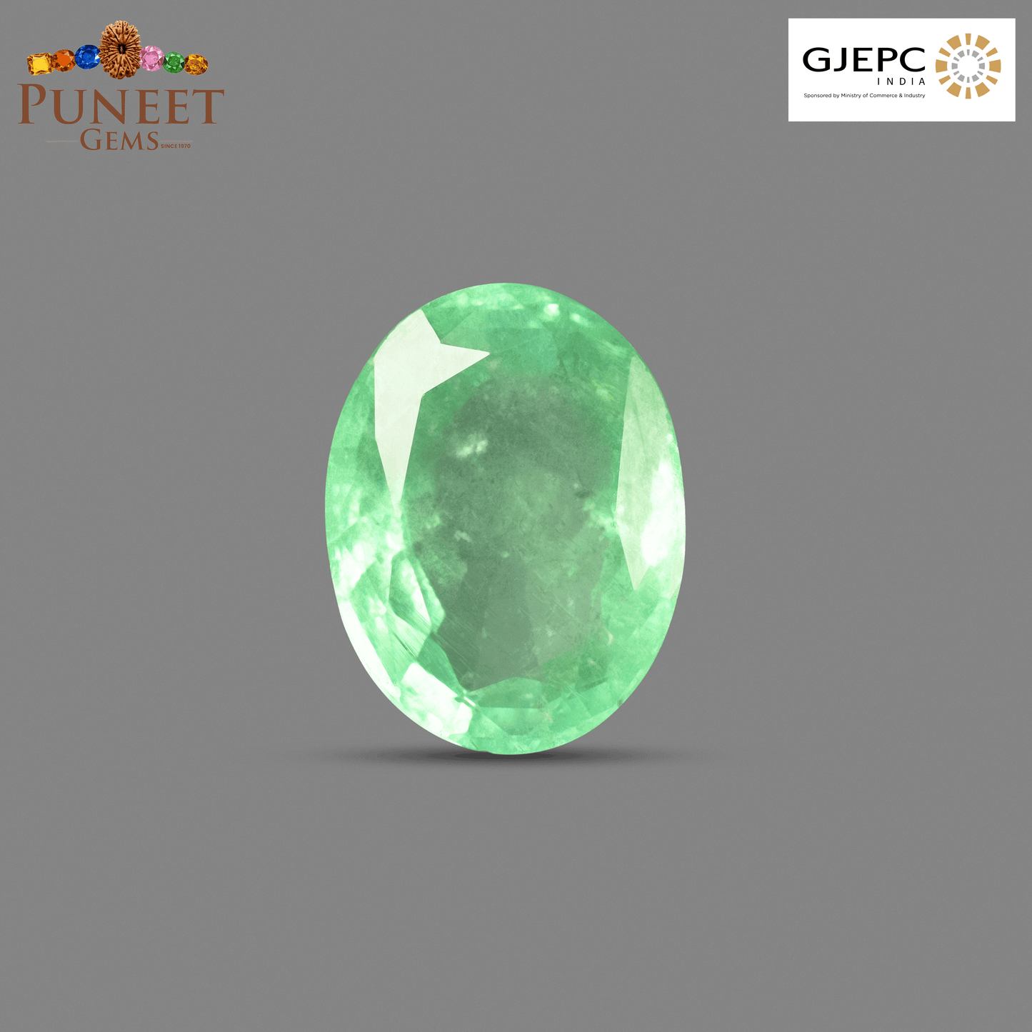 Natural Emerald (Panna) 4.21 CT – Certified Premium Gemstone