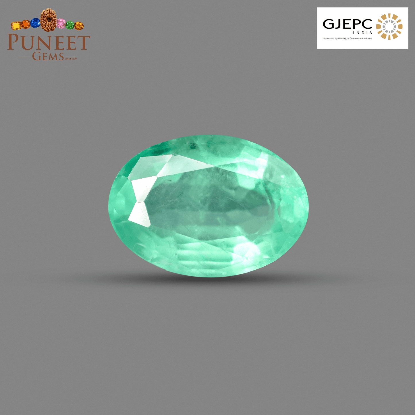 Natural Emerald (Panna) 4.03 Ct – Certified Premium Gemstone