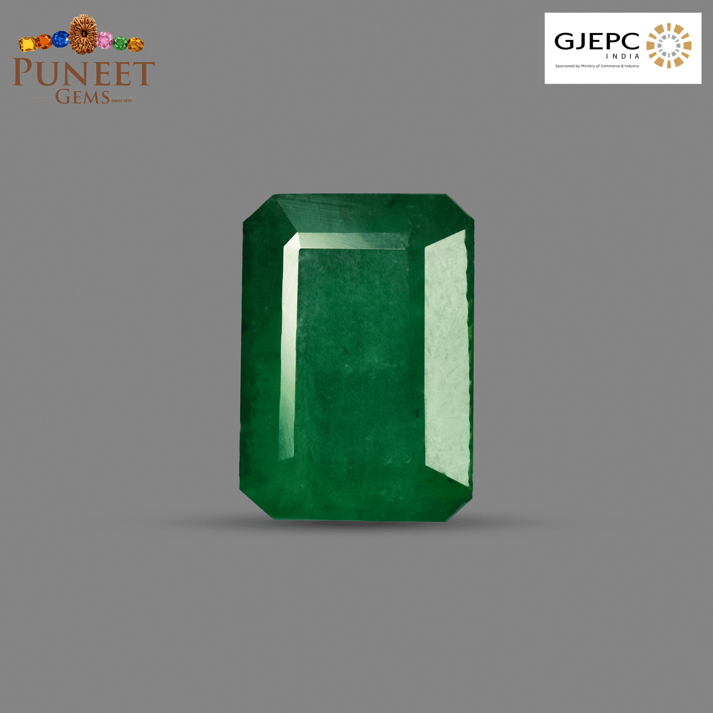 Natural Emerald (Panna) 3.84 CT – Certified Premium Gemstone