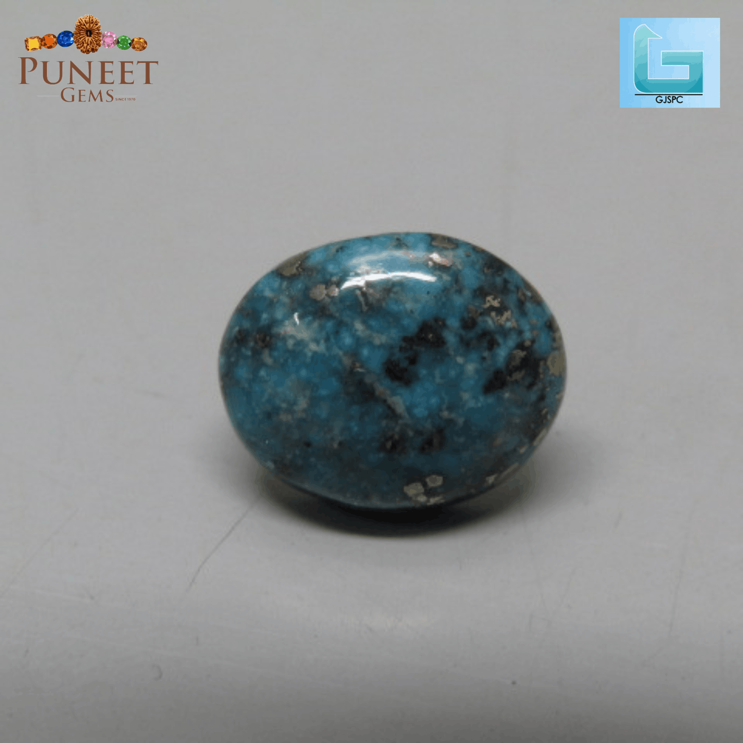 Natural Firoza (Turquoise) 3.16 CT – Certified Gemstone