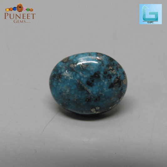 Natural Firoza (Turquoise) 3.16 CT – Certified Gemstone