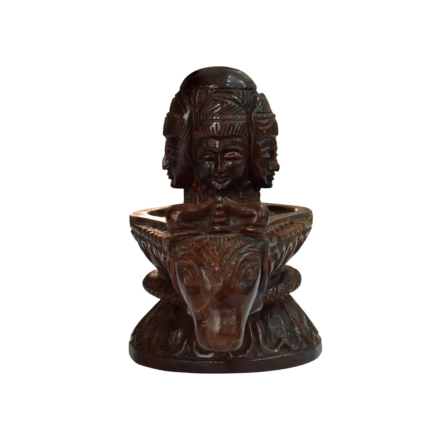 Gomed (Hessonite) Shivling Figure – Powerful Vedic Energy in Sacred Stone 3.575 kg