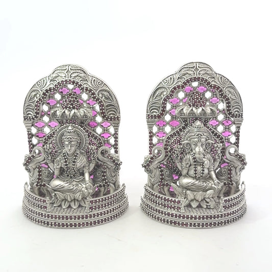 Silver Lakshmi Ganesh – 148 GM