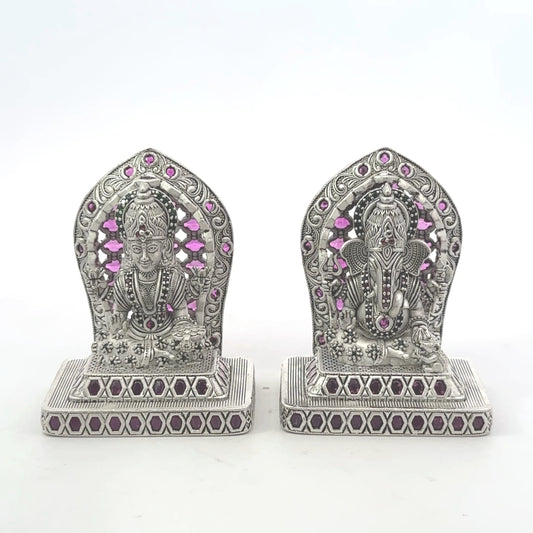 Silver Lakshmi Ganesh – 117 GM