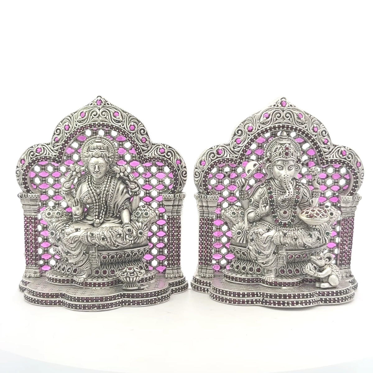 Silver Lakshmi Ganesh – 280 GM