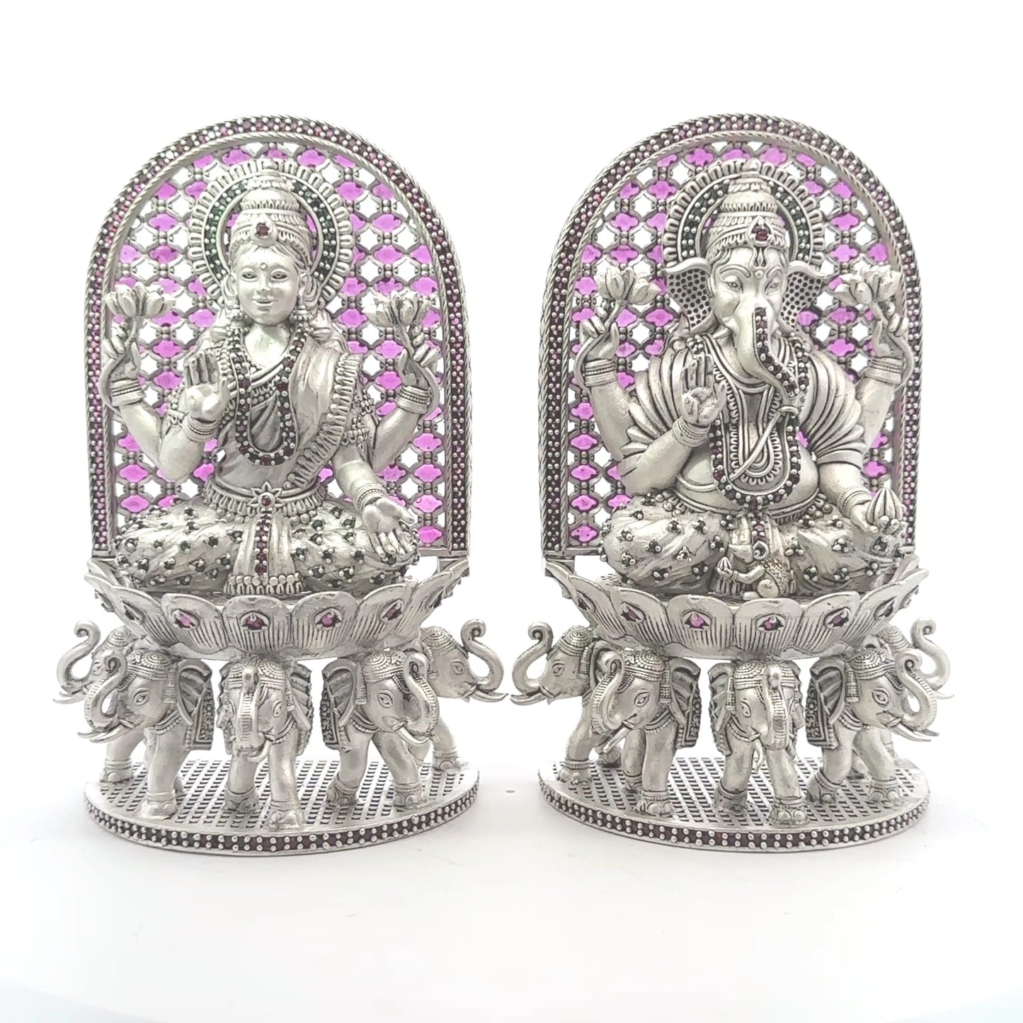 Silver Lakshmi Ganesh – 467 GM