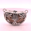 Rudraksha 1 Mukhi Silver Pendant Trishul – Premium Spiritual Jewellery