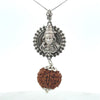 7 Mukhi Rudraksha Silver Pendant Shiv – Premium Spiritual Jewellery