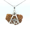 1 Mukhi Rudraksha Silver Pendant Om – Premium Spiritual Jewellery