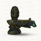 Labradorite Shivling Figure – Radiant Symbol of Lord Shiva in Mystical Stone 2.975 kg