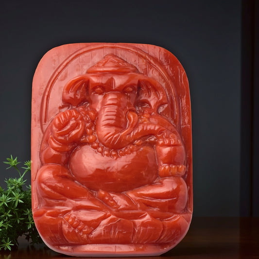 Red Coral - Moonga Ganesh Ji