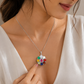 Natural Navratan Silver Pendant – Nine Gems, One Powerful Symbol