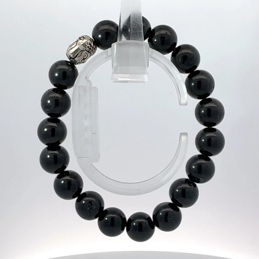 Natural Black Obsidian Bracelet – Protection, Grounding & Clarity