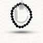 Natural Black Sulemani Agate Cutting Gemstone Bracelet – Bold Style with Protective Energy