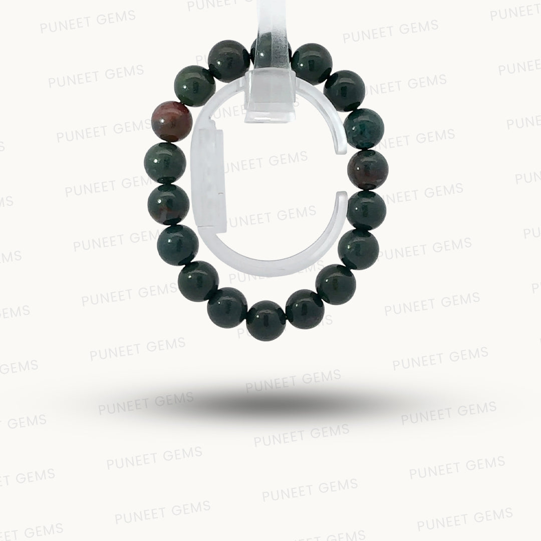 Natural Bloodstone Bracelet – Healing, Protection & Vitality