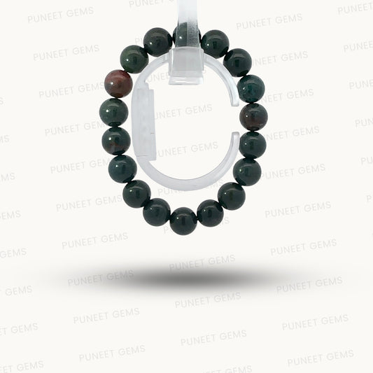 Natural Bloodstone Bracelet – Healing, Protection & Vitality
