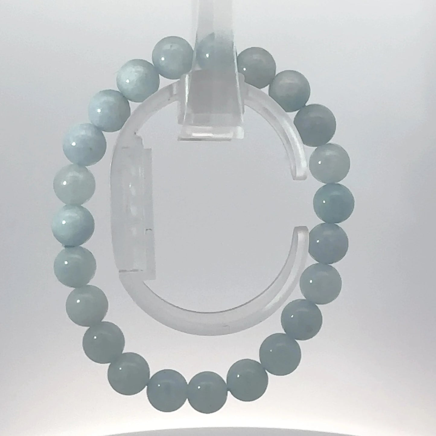 Natural Blue Aquamarine Bracelet – Calm, Clarity & Oceanic Energy