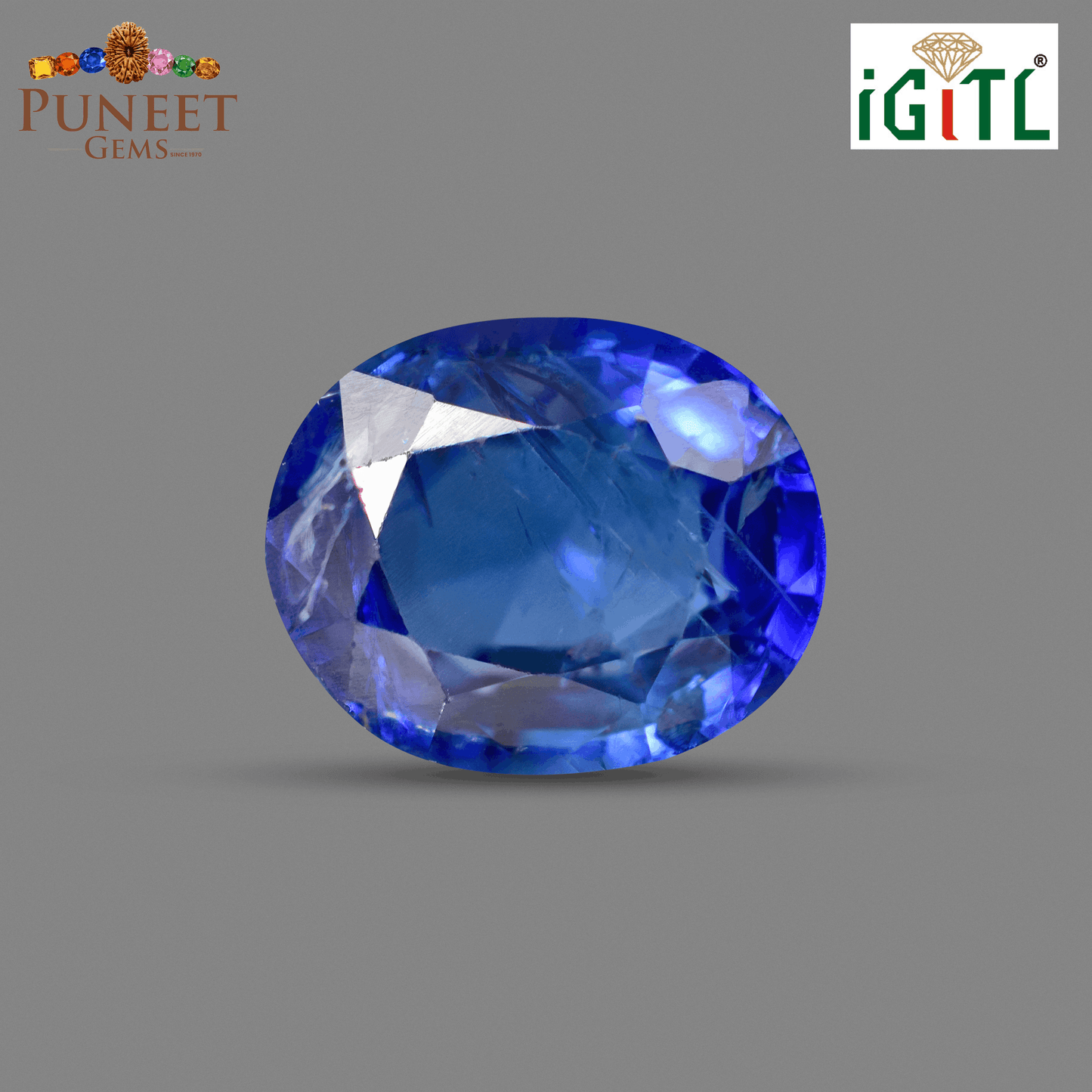 Natural Blue Sapphire (Neelam) 2.38 Ct – Certified