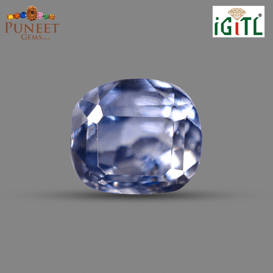 Natural Blue Sapphire (Neelam) 4.01 Ct – Certified