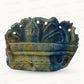 Natural Blue Sapphire Shiv Parivar with Shivling Back Figure 4550 CT