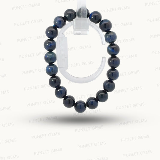 Natural Blue Tiger Eye Bracelet – Strength, Focus & Grounded Style